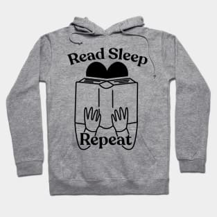 Read Sleep Repeat Hoodie